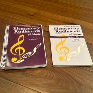 Set of Elementary Rudiments of Music 2nd Edition Kathleen Wood